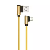 Kép 1/6 - V-TAC arany, USB - Micro USB 1m hálózati kábel - SKU 8637