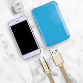 V-TAC arany, USB - Type-C 1m hálózati kábel - SKU 8499