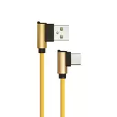 Kép 1/7 - V-TAC arany, USB - Type-C 1m hálózati kábel - SKU 8640
