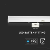 Kép 3/11 - V-TAC armatúra beépített 50W LED fényforrással, állítható színhőmérséklettel - SKU 20150