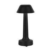 Kép 1/7 - V-TAC asztali akkumulátoros LED lámpa, CCT, fekete házzal - SKU 10568