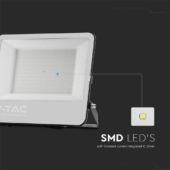 Kép 3/9 - V-TAC B-széria LED reflektor 200W hideg fehér 185 Lm/W, fekete ház - SKU 9897