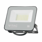 Kép 2/10 - V-TAC B-széria LED reflektor 30W hideg fehér 185 Lm/W, fekete ház - SKU 9891