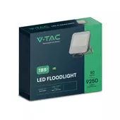 Kép 1/10 - V-TAC B-széria LED reflektor 50W hideg fehér 185 Lm/W, fekete ház - SKU 9893