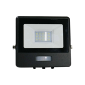 Kép 11/13 - V-TAC beépített mozgásérzékelős LED reflektor 10W meleg fehér, fekete házzal - SKU 20256