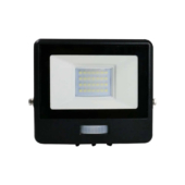 Kép 11/13 - V-TAC beépített mozgásérzékelős LED reflektor 20W természetes fehér, fekete házzal - SKU 20260