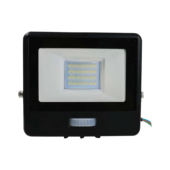 Kép 10/12 - V-TAC beépített mozgásérzékelős LED reflektor 20W természetes fehér, fekete házzal - SKU 20284
