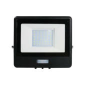 Kép 11/13 - V-TAC beépített mozgásérzékelős LED reflektor 30W hideg fehér, fekete házzal - SKU 20264