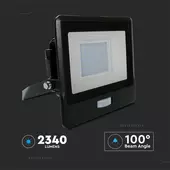 Kép 10/13 - V-TAC beépített mozgásérzékelős LED reflektor 30W meleg fehér, fekete házzal - SKU 20262