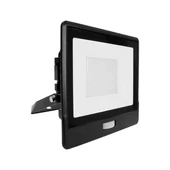 V-TAC beépített mozgásérzékelős LED reflektor 50W meleg fehér, fekete házzal - SKU 20265