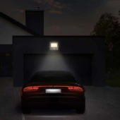 Kép 3/11 - V-TAC beépített mozgásérzékelős LED reflektor 50W természetes fehér, fehér házzal - SKU 20302
