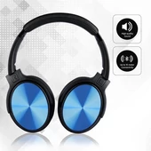 V-TAC Bluetooth fejhallgató, kék - SKU 7728