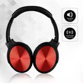 Kép 4/9 - V-TAC Bluetooth fejhallgató, piros - SKU 7729