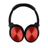 Kép 7/9 - V-TAC Bluetooth fejhallgató, piros - SKU 7729