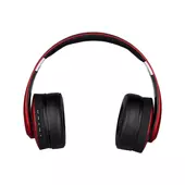 Kép 6/8 - V-TAC Bluetooth fejhallgató, piros - SKU 7731