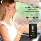 Kép 2/9 - V-TAC Bluetooth fülhallgató, fehér - SKU 7703