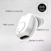 Kép 4/6 - V-TAC Bluetooth fülhallgató, fehér - SKU 7705