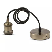 V-TAC bronz színű függeszték E27 foglalattal - SKU 3843