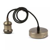 Kép 1/7 - V-TAC bronz színű függeszték E27 foglalattal - SKU 3843