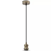 V-TAC bronz színű függeszték E27 foglalattal - SKU 3843
