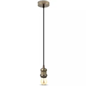V-TAC bronz színű függeszték E27 foglalattal - SKU 3843