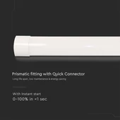 V-TAC bútor, - és pultvilágító LED lámpa 117cm 40W meleg fehér - SKU 23788
