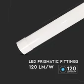 V-TAC bútor, - és pultvilágító LED lámpa 60cm 20W hideg fehér, 120lm/W - SKU 23787