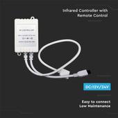 Kép 2/5 - V-TAC CCT LED szalag vezérlő távirányítóval 12/24V - SKU 2901