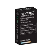 V-TAC CCT LED szalag WiFi vezérlő távirányítóval 12/24V - SKU 2902