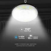 Kép 5/9 - V-TAC csarnokvilágító LED lámpa, 100W 100° természetes fehér, 185 Lm/W - SKU 7655