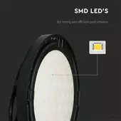 Kép 3/8 - V-TAC csarnokvilágító LED lámpa 100W 110° hideg fehér, IP65, 100 Lm/W - SKU 7809