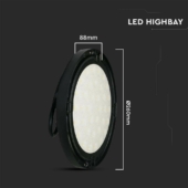Kép 2/8 - V-TAC csarnokvilágító LED lámpa 150W 110° hideg fehér, IP65, 100 Lm/W - SKU 7811
