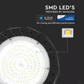 Kép 6/13 - V-TAC csarnokvilágító LED lámpa dimmelhető 100W 120lm/W 90° természetes fehér - SKU 583