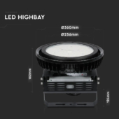 Kép 2/9 - V-TAC csarnokvilágító LED lámpa dimmelhető 500W 120lm/W 120° hideg fehér - SKU 509