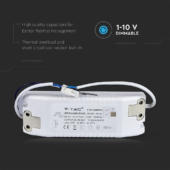Kép 2/5 - V-TAC dimmelhető (0-10V) tápegység LED panelhez 45W - SKU 6437
