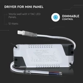 V-TAC dimmelhető tápegység LED panelhez 12W - SKU 8074