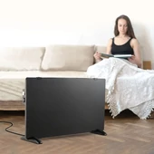 V-TAC elektromos üveg fűtőpanel, hősugárzó konvektor 2000W - SKU 8662