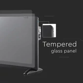 V-TAC elektromos üveg fűtőpanel, hősugárzó konvektor 2000W - SKU 8662