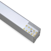 Kép 7/15 - V-TAC ezüst mennyezetre függeszthető lineáris LED lámpa 120cm 40W természetes fehér - SKU 21375