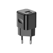 V-TAC fali 30W gyorstöltő, utazó adapter, USB és Type-C csatlakozóval, fekete - 6679