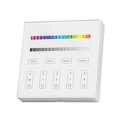 Kép 2/8 - V-TAC fali RGB+W 4 zónás rádiófrekvenciás LED szalag távirányító - SKU 2917