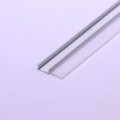 Kép 2/5 - V-TAC falon kívüli fehér színű alumínium LED szalag profil, fehér fedlappal 2m - SKU 3367