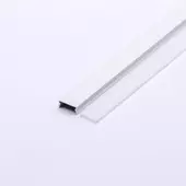 Kép 3/5 - V-TAC falon kívüli fehér színű alumínium LED szalag profil, fehér fedlappal 2m - SKU 3367