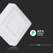 Kép 4/8 - V-TAC falon kívüli mennyezeti szögletes LED panel 15W meleg fehér - SKU 4925