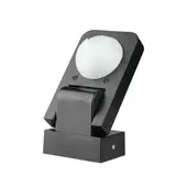Kép 1/10 - V-TAC felületre szerelhető, infravörös mozgásérzékelő 360°, fekete, OVERRIDE funkcióval - SKU 15011