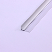 Kép 2/5 - V-TAC fehér színű alumínium LED szalag sarokprofil fehér fedlappal 2m - SKU 3369