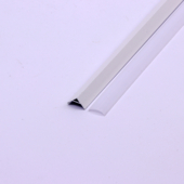 Kép 3/5 - V-TAC fehér színű alumínium LED szalag sarokprofil fehér fedlappal 2m - SKU 3369