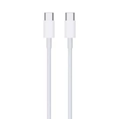 V-TAC fehér Type-C - Type-C 1m hálózati kábel, max. 60W teljesítményig - SKU 6681