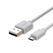 V-TAC fehér, USB - Micro USB 1m hálózati kábel - SKU 8480