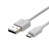 Kép 1/6 - V-TAC fehér, USB - Micro USB 1m hálózati kábel - SKU 8480